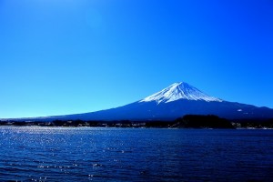 河口湖の富士山1176