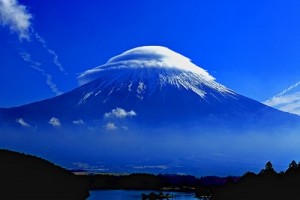 笠雲富士山